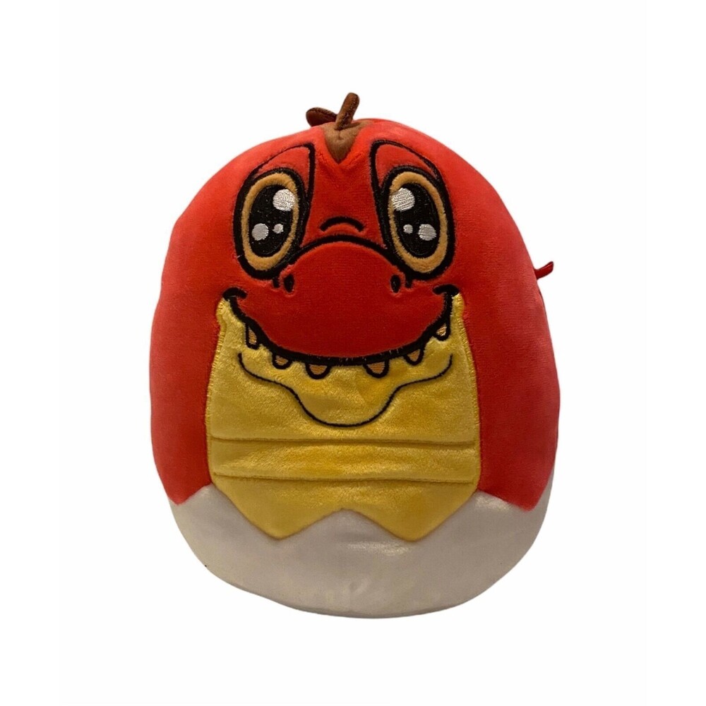 Sheldon Dragon Squishmellow Ryan’s World 7 inch Red Super Soft Plush Pillow